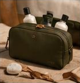 Toiletry bag with personal care items
