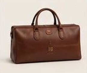 Cognac leather holdall